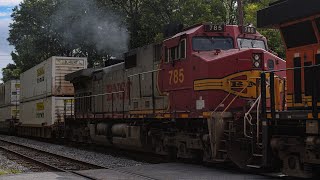 NS September Thursday Railfanning at Spartanburg with BNSF Warbonnet on NS 283 9/5/24