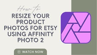 How to Resize Images for Etsy in Affinity Photo 2