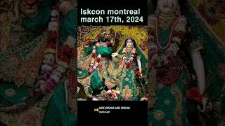 Iskcon montreal march 17th, 2024