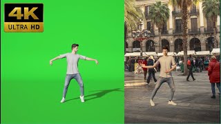 001 - Green Screen | Chroma Key | Character Man | 4K