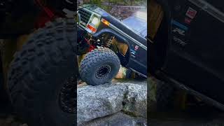 Trx4 x 3 @ the spot #trx4 #traxxas #bronco #chevy #hightrail #ford #hobbywingfusion #nsdrc