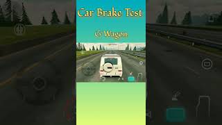 Car brake test Lamborghini V/S G-Wagon #shorts #carparkingmultiplayer #lamborghini