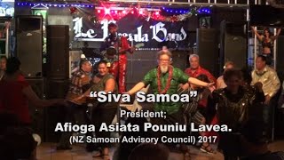 Afioga Asiata Pouniu Lavea. | President; NZ Samoan Advisory Council. | "Siva Samoa" 2017