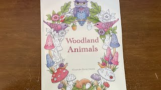 Flip Through | Woodland Animals | Adult Coloring