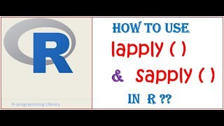 lapply( ) and sapply( ) functions in R || R programming tutorials