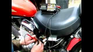 How to test a motorcycle stator with a VOM