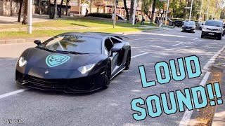 Lamborghini Aventador S Roadster | very LOUD SOUND!!