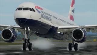 British Airways Airbus A321 Landing at Paris Charles De Gaulle Airport | X-Plane 12