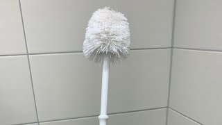 Toilet unblocking with toilet brush!🚽