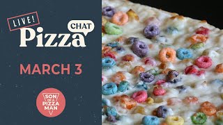 Pizza Chat LIVE: Cheddar Bay Biscuits and Fruit Loop Pizza