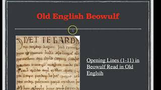 Beowulf Language and Themes