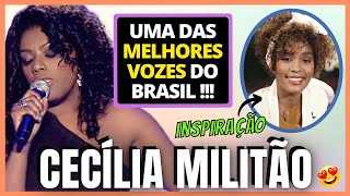 UMA DAS MELHORES E MAIS AFINADAS VOZES DO BRASIL | WHITNEY HOUSTON | CECÍLIA MILITÃO 🎶