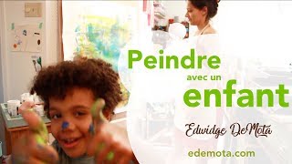 Peindre avec un enfant