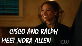 The Flash 4x11: Ending - Cisco and Ralph meet Nora West-Allen