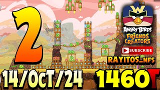 Angry Birds Friends Level 2 Tournament 1460 Highscore  POWER-UP walkthrough