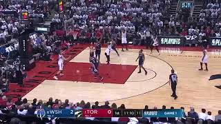 Toronto Raptors Team Full Highlights vs Wizards - First Game One Home Win In 10 Yrs! April 14, 2018