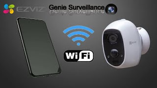 Ezviz C3A camera installation et configuration sur mobile