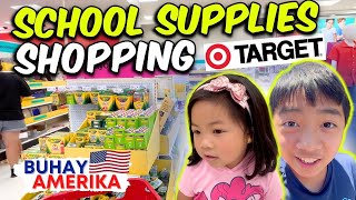 🇺🇸 BUHAY AMERIKA: SCHOOL SUPPLIES SHOPPING AT TARGET | BALIK ESKWELA SA AMERIKA | LAKE TAHOE, CA