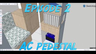 MAC v. 2 Cargo Trailer build - Ep. 2 AC pedestal