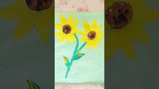 Simple and easy wall painting using woollen|Simple diy craft|youtubeshorts@Ayesha art and craft