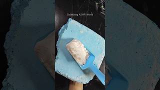 Blue Chalk Slab Covered in Cornstarch #shorts #gymchalk #cornstarch