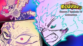 Deku vs Shigarki Flipbook Animation! Gearshift!