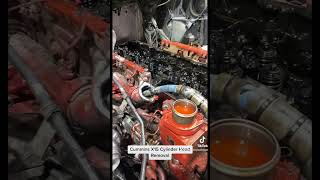 Cummins X15 Cylinder Head Removal