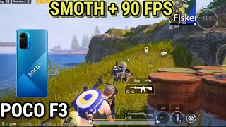 POCO F3 SMOTH + 90 FPS🔥TEST POWER PLAIN | poco f3 best sensitivity