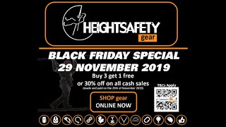 Heightsafety Black Friday Gear Special 2019