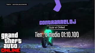 SUBIR EL CHILLIAD GANA $100000 SOLO EN MINUTOS NUEVA CONTRARRELOJ SEMANAL  GTA ONLINE 08 07 21