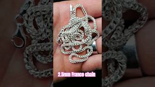 From @HARLEMBLING2.5mm Franco chain #trending #youtubeshorts #jewlery #sterlingsilver