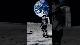 is it real? #moonwalk #shortvideo #earthview  #space