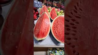 Wong kee  market $45hkd for 1 slice of watermelon 🍉#shortsvideo