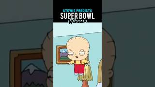 Stewie Predicts SB58 Winner #familyguy #shorts