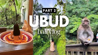 Bali | Things to do in UBUD & bamboo villa + tour! (part 2) (Day 7)