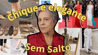 Chique e Elegante sem Salto Alto - Mulheres Maduras #50mais #40mais #60mais #modamulher