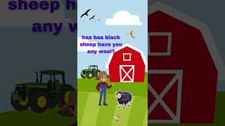 Baa Baa Black Sheep | Nursery Rhymes & Kids Songs #nurseryrhymes #babysongs #toddlersongs