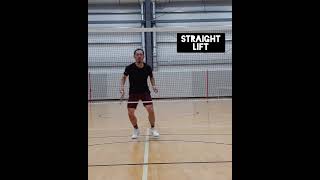 Badminton footwork like playing a game