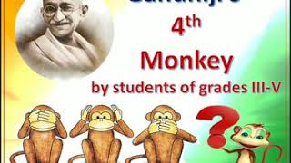 Grades III-V students of DPS Jaipur have conceptualized a  fourth monkey.