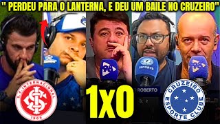 REAÇÕES DOS CRUZEIRENSES REVOLTADOS COM DERROTA PARA O INTER INTERNACIONAL 1X0 CRUZEIRO