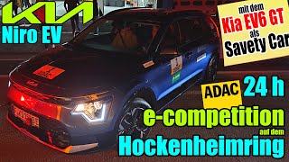 Mit dem Kia Niro EV bei der ADAC 24h e-competition 2022 und dem e4 Testival am Hockenheimring