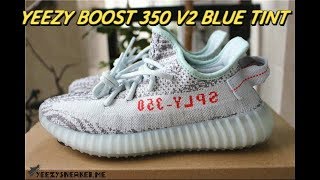 AUTHENTIC ADDIDAS YEEZY BOOST 350 V2 BLUE TINT  REVIEW