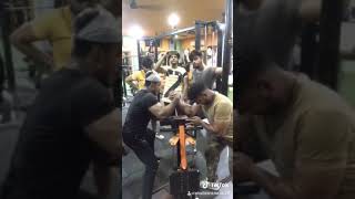 Arms Wrestling In Gym | Gym Motivational 🔥 #Shorts