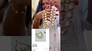 Jewellery set review from Meesho ✨ #meesho #ytshorts #shortvideo #haulvideo