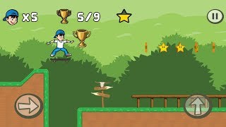 Skater Kid - Arcade, Level 10 Gameplay