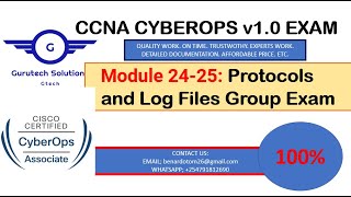 CyberOps Modules 24-25:  Protocols and Log Files Group Exam | CCNA CyberOps Exam Answers