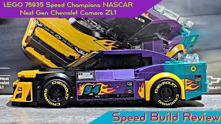 LEGO 76935 Speed Champions NASCAR Next Gen Chevrolet Camaro ZL1 - LEGO Speed Build Review