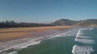 Playa de Rodiles (Asturias) / DJI Phantom 2 con Zenmuse H3-3D y GoPro Hero 3 Black edition