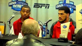 BBVA Compass Bowl: Press Conference w/ Jessica Crawford