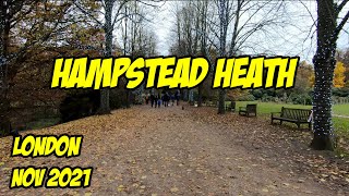 Hampstead Heath, London, England, November 2021 #walkingtour